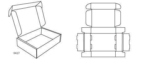 Bang4DaBuck Die Cut 9 3/4" L x 7"W x 2 1/2" H - 100 Count - diecutpackaging